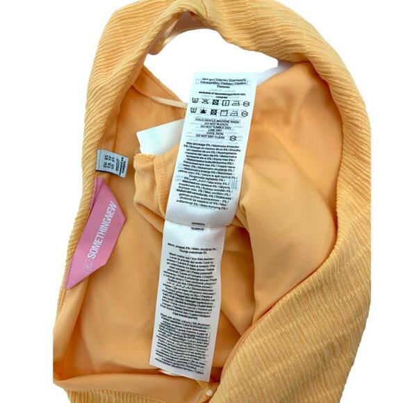 ASOS Something New Ada One Shoulder Tube Top Orange Size XS NWOT $32 MSRP - Picture 6 of 7